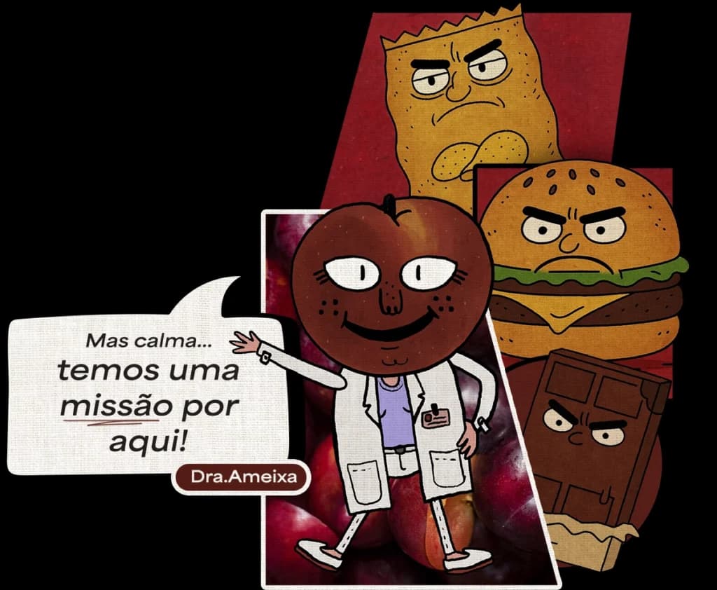 Dra.Ameixa vs Ultraprocessados